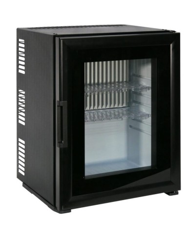 Minibar Hotel Nero TL29PV Porta a Vetro Capacità 29 Lt