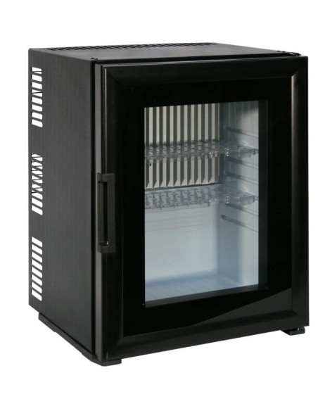 Minibar Hotel Nero TL29PV Porta a Vetro Capacità 29 Lt