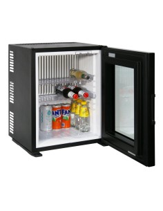 Minibar Hotel Nero TL29PV Porta a Vetro Capacità 29 Lt