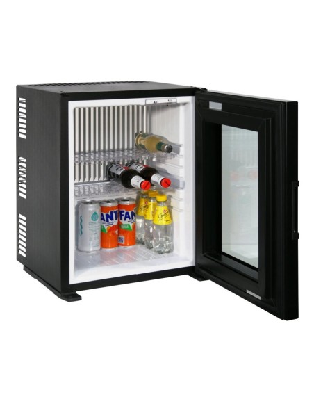 Minibar Hotel Nero TL29PV Porta a Vetro Capacità 29 Lt