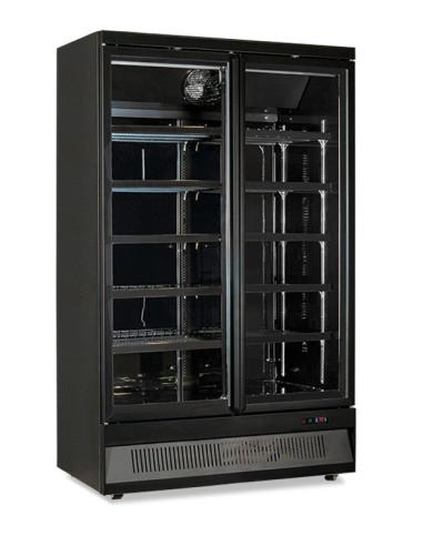 Frigorifero Murale Ventilato nero 2 Porte Battenti - MR126TN2 bkl