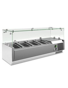 Vetrina Refrigerata Porta Ingredienti RWX1202 Copertura Vetro 4GN 1/3