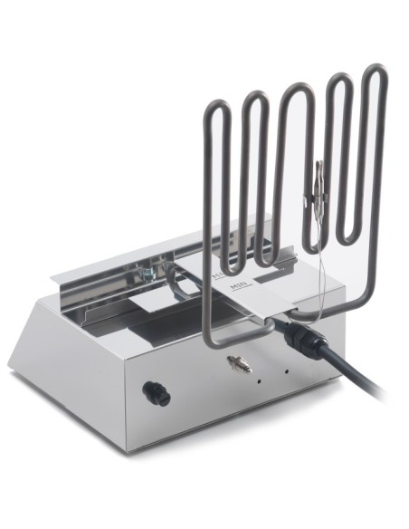 Friggitrice Elettrica da Banco con Rubinetto di Scarico Olio 5Litri