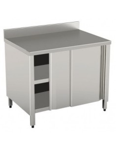 Tavolo Armadiato Ante Scorrevoli e Alzatina cm 160x70x90 - TASE16/7A