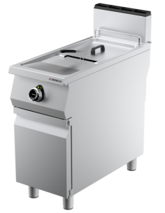 Friggitrice a Gas su Mobile Vasca Singola 17Lt Dim: 400x900x900h mm