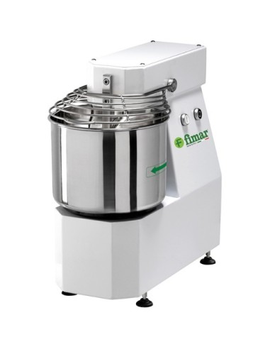 Impastatrice a Spirale con Testa e Vasca Fissa Capacità 10 Lt - 7SB