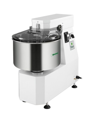 Impastatrice a Spirale 2 Velocità Trifase 30Lt Vasca e Testa Fissa