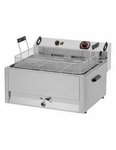 Friggitrice Elettrica Pasticceria FPR30 Rubinetto Capacità Olio 30 Lt