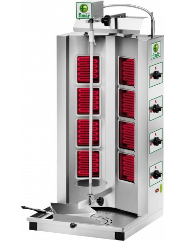 Gyros Elettrico Kebab - Capacità Carne 30÷65 kg - Resistenze 8 - GYR80