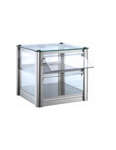 Vetrina Neutra da Banco KB32N 2 Ripiani Dim: 370X370X390h mm