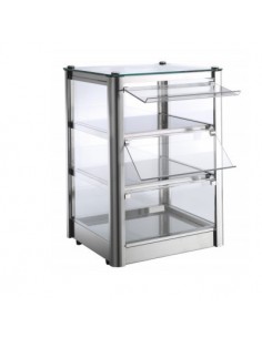 Vetrina  Riscaldata da Banco 2 Ripiani KB33R Dim: 370x370x540h mm