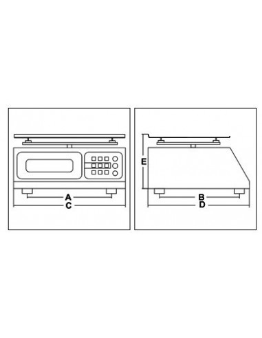 Bilancia Digitale Precisione 2-5 g - Campo di Pesata 20 kg - LIBRA20-5