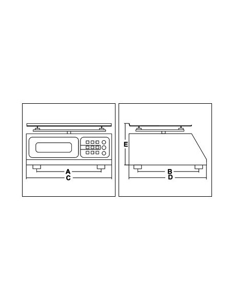 Bilancia Digitale di Precisione 5-10 g Peso max 40 kg - LIBRA40/10