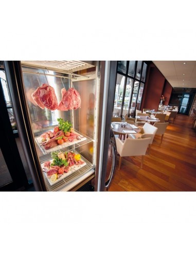Frigo Vetrina Refrigerata per Carne - 4 Lati Vetro - MEAT552