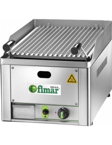Griglia a Pietra Lavica per Carne, Pesce, Verdure - Metano-Gpl - GL33