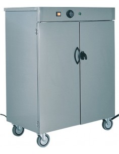 Scaldapiatti Inox con Ruote - Portata 100 Piatti - MS1862RF2