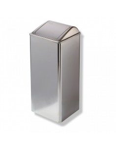 Cestino Portarifiuti 80 Lt Coperchio Inox Lucido - PP0080C