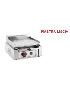 Piastra Singola Acciaio Cromato Liscio - cm 30x32x19h - PS2010LB