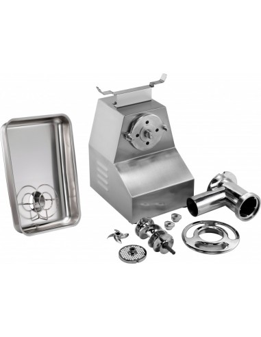Tritacarne Macinazione Inox Removibile - Produzione Oraria 500Kg -32TN