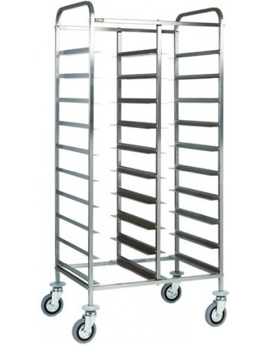 Carrello Portavassoi Rinforzato Inox da 20 Vassoi GN1/1 - CA1460
