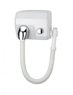 Asciugacapelli con Tubo - Acciaio Porcellanato Bianco - SC0088HT