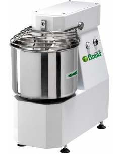 Impastatrice a Spirale con Testa e Vasca Fissa Capacità 10 Lt - 7SB
