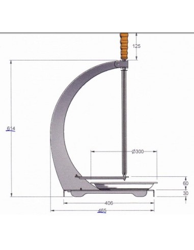 Porta Spada da Tavolo per Carne Churrasco Modello VELA