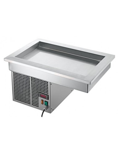 Vasca Refrigerata da Incasso - 1x GN 1/1 H40 - Piano 41,5x62 - TOP61S