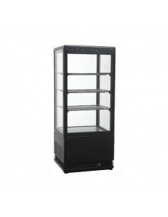 Vetrina Frigo Ventilata Verticale Nera VRN78 3 Ripiani