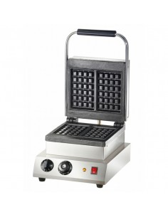 Piastra Waffle Tipo Belga WF1 Dimensioni Waffel 16x10 cm
