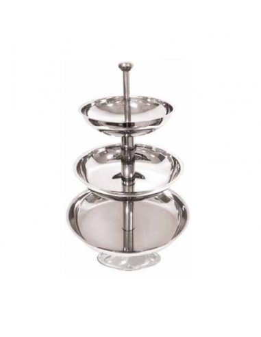 Alzata Frutta 3 Piani Fouvin | In Metallo | 31-25-20 Cm | Organizza Cucina E Piano Cottura - Foto 9