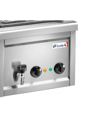 Cuocipasta Elettrico Inox AISI304 3 Cestelli Vasca 25 Lt - CC11