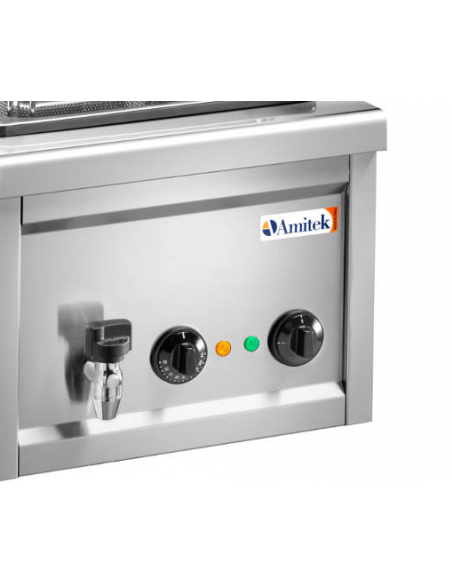 Cuocipasta Elettrico Inox AISI304 3 Cestelli Vasca 25 Lt - CC11