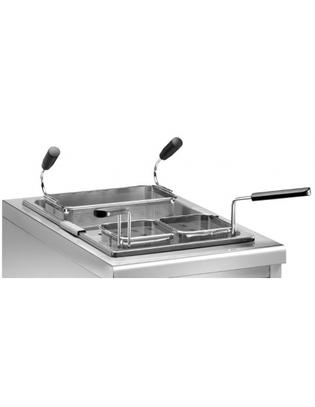 Cuocipasta Elettrico Inox AISI304 3 Cestelli Vasca 25 Lt - CC11