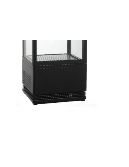 Vetrina Frigo Ventilata Verticale Nera VRN78 3 Ripiani