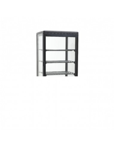 Vetrina Frigo Ventilata Verticale Nera VRN78 3 Ripiani