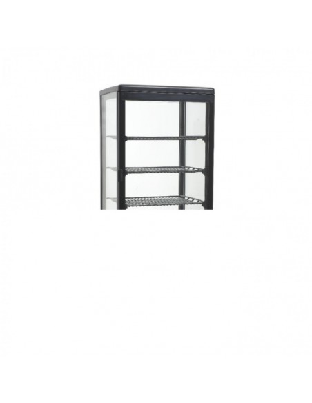 Vetrina Frigo Ventilata Verticale Nera VRN78 3 Ripiani