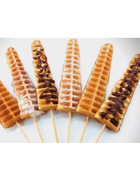 Bastoncini Legno da 35 cm per Waffle Stecco 1000 Bastoncini