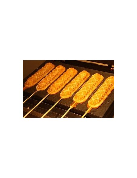 Piastra Waffel con Stecco per Corndog - Capacità 4 - Modello GES80