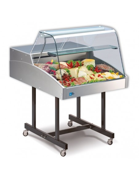 Vetrina Refrigerata Salumi con Vetro Curvo - SUPER750C