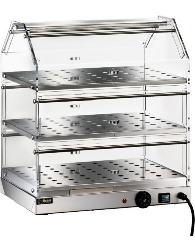 Vetrina Calda - Dim: 85x35x54H cm - Ante Plexiglass - VBR4783
