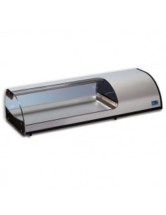 Vetrina Sushi Piano Inox Refrigerato 1060x325 mm