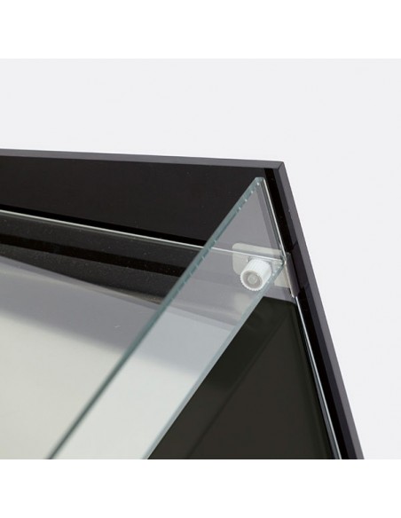 Vetrina Sushi - Vetro Dritto e Piano Inox 705x3250 mm - SUSHI4DPI