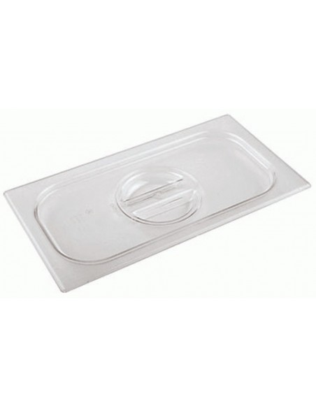 Bacinella Policarbonato con Coperchio GN1/6 Altezza 10 cm - 3 Qnt