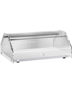 Vetrina Neutra Piano Legno Bianco 50x35x21h cm - VL4748B