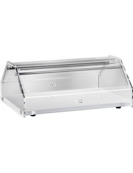 Vetrina Neutra Piano Legno Bianco 50x35x21h cm - VL4748B