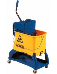 Carrello per Servizio Pulizia Pavimenti con Manico Antiscivolo - CA1599