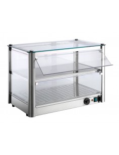 Vetrina Riscaldata da Banco 2 Ripiani Dim: 87x37x39H - KB82R