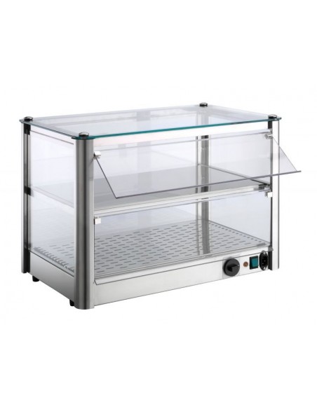 Vetrina Riscaldata da Banco KB82R 2 Ripiani Dim: 87x37x39h cm