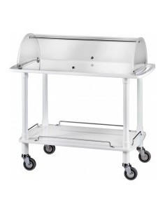Carrello in Legno per Dolci e Formaggi con Cupola - CLC2012B